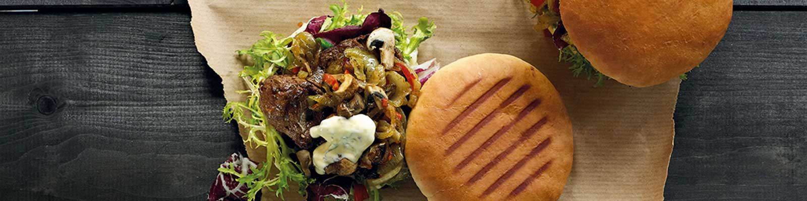 Hamburguesa con salsa Béarnaise