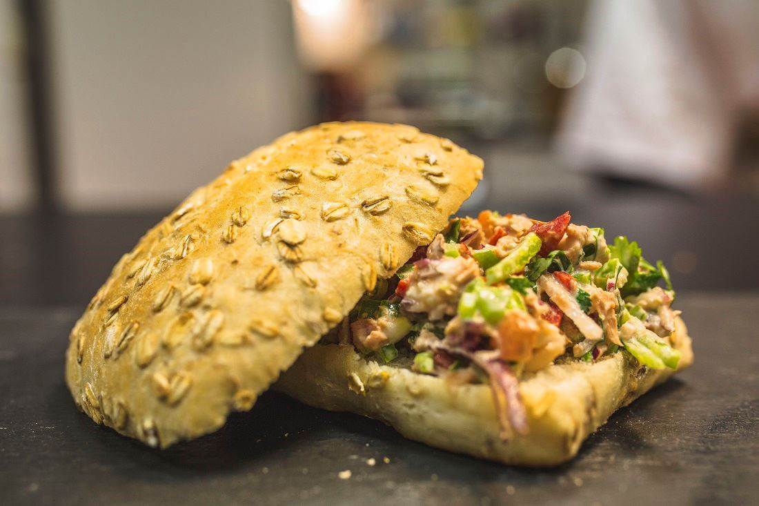 Hamburguesa Sun Bun Bocado Griego